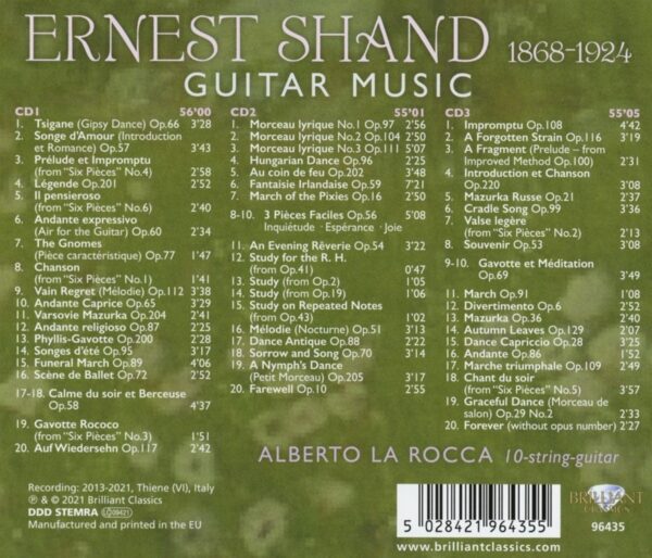 Ernest Shand: Guitar Music - Alberto La Rocca