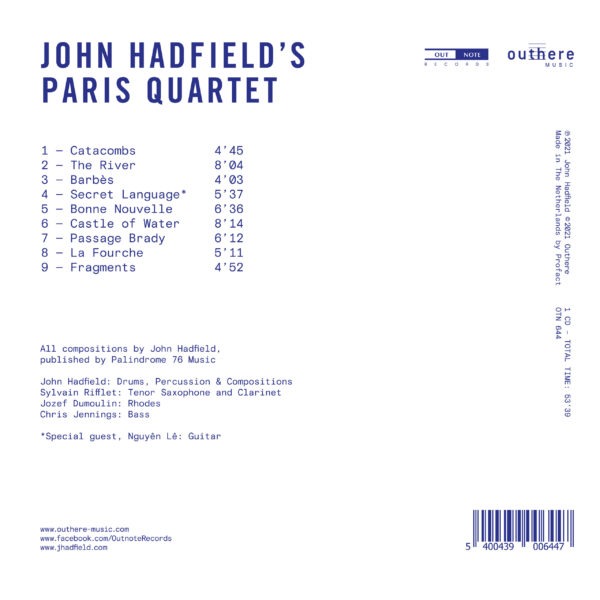 John Hadfield's Paris Quartet - John Hadfield