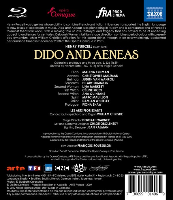 Purcell: Dido And Aeneas - William Christie