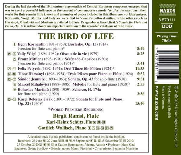 The Bird Of Life: Late Romantic Flute Treasures - Birgit Ramsl