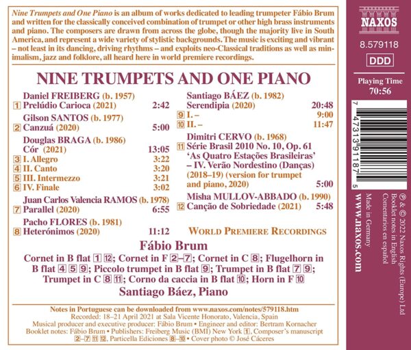 Nine Trumpets And One Piano - Fabio Brum