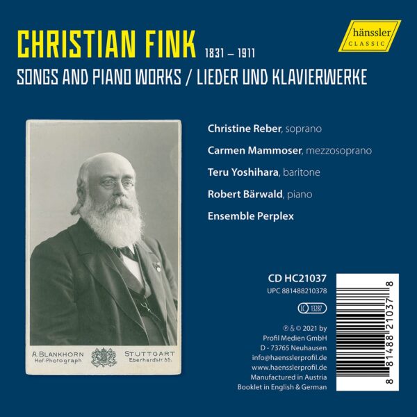 Christian Fink: Lieder Und Klavierwerke