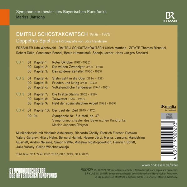 Shostakovich: Doppeltes Spiel (Hörbiografie) + Symphony No.5 - Udo Wachtveitl