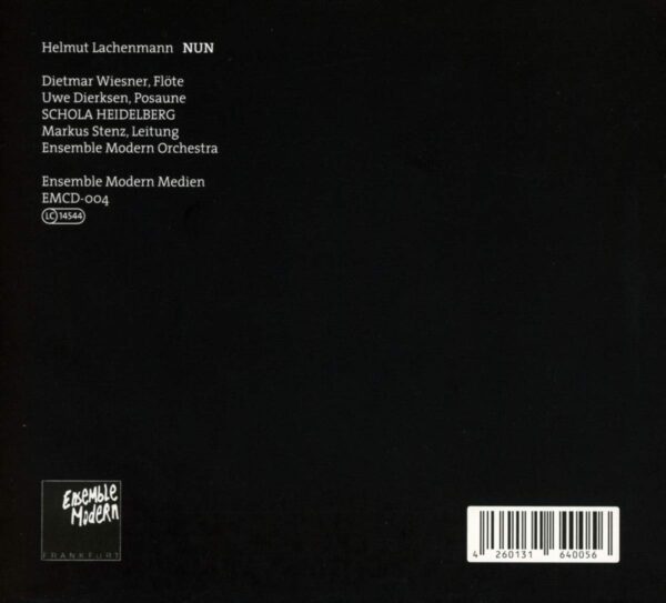 Helmut Lachenmann: NUN - Ensemble Modern