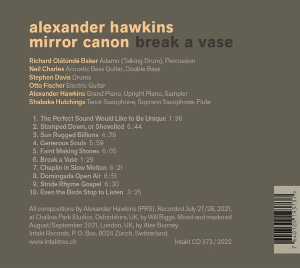 Break A Vase - Alexander Hawkins