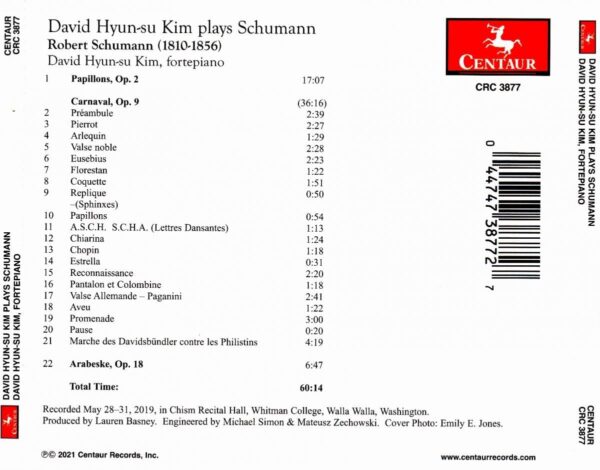 David Hyun-Su Kim Plays Schumann