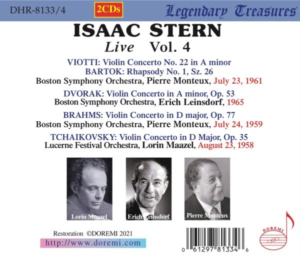 Live Vol.4 - Isaac Stern