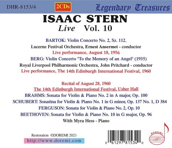 Live Vol.10 - Isaac Stern
