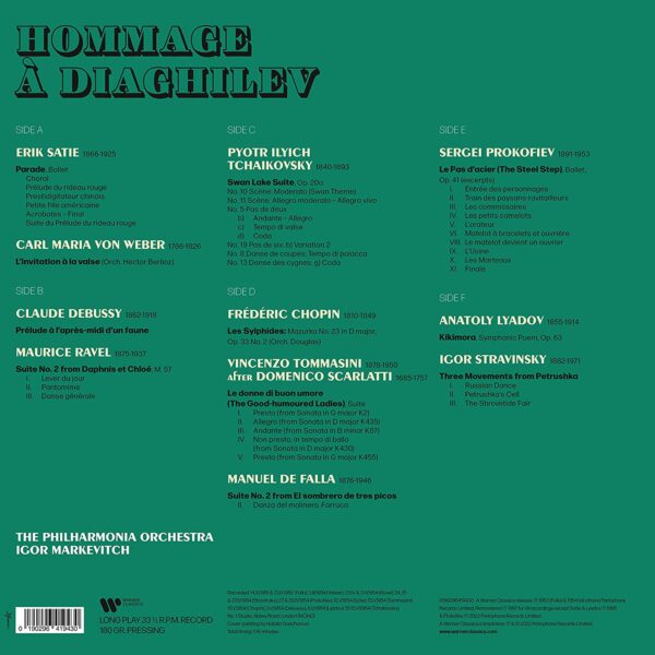 Hommage A Diaghilev (Vinyl) - Igor Markevitch