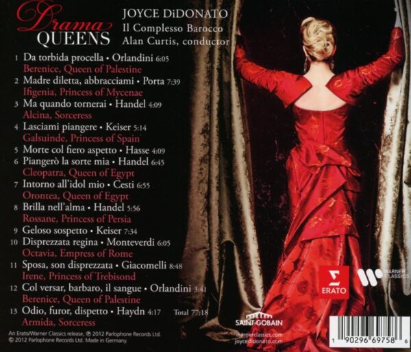 Joyce DiDonato : Drama Queens. Curtis.