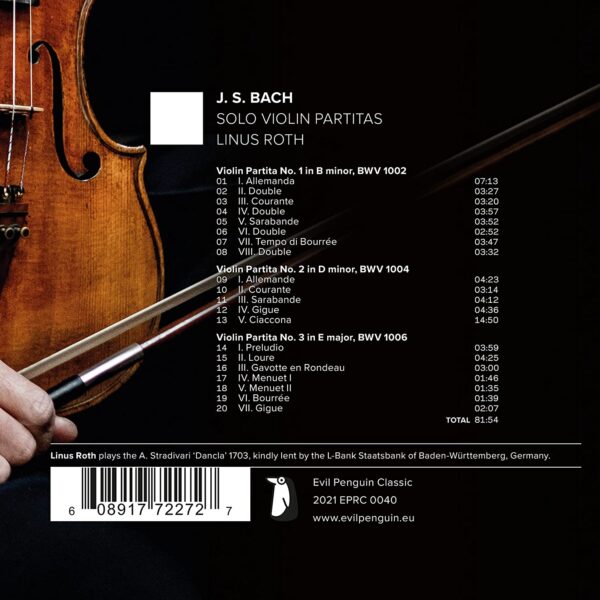 Bach: Solo Violin Partitas - Linus Roth