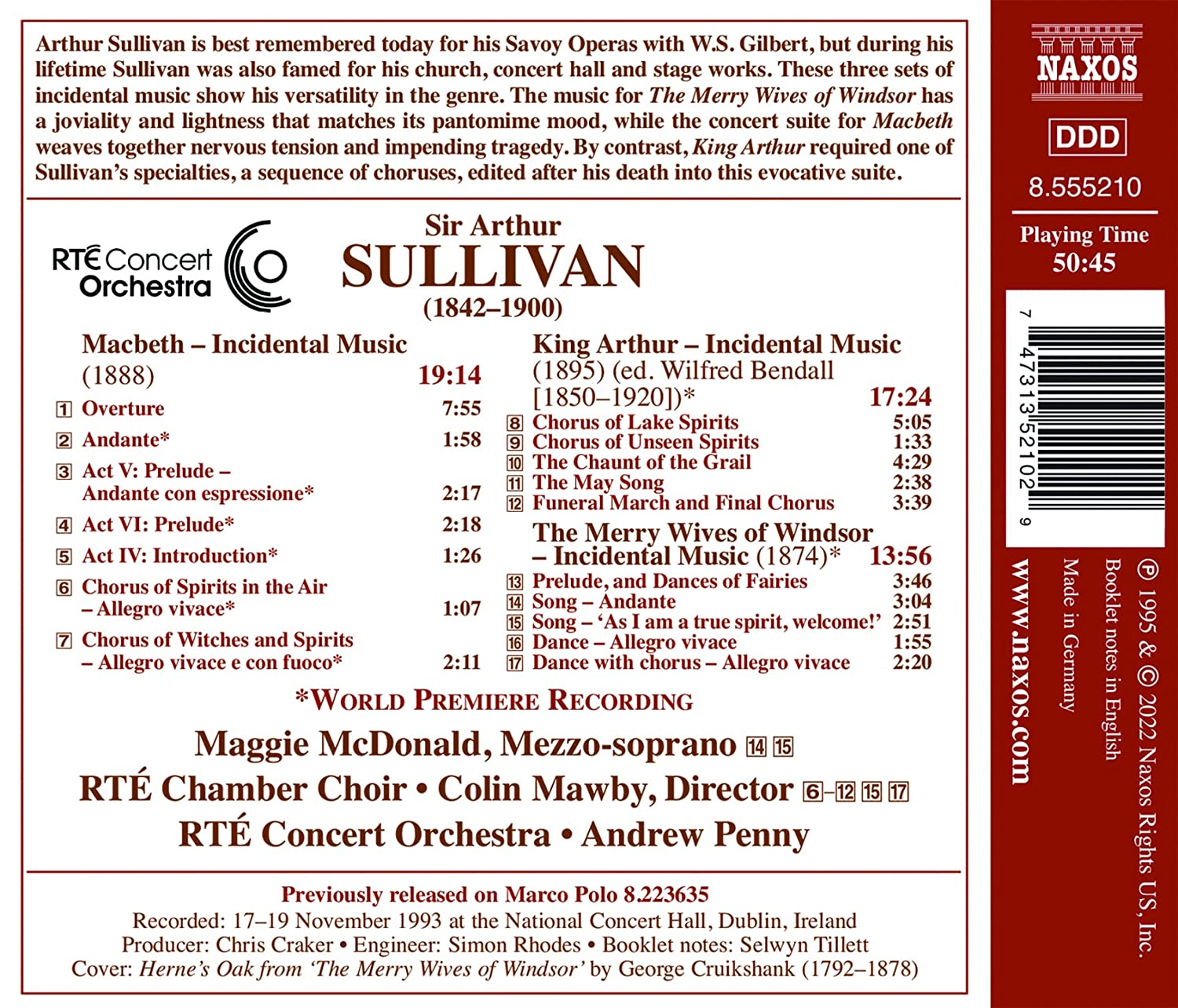 Arthur Sullivan: Incidental Music - Andrew Penny
