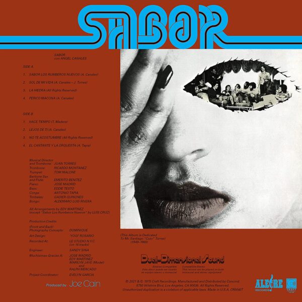 Sabor (Vinyl) - Angel Canales