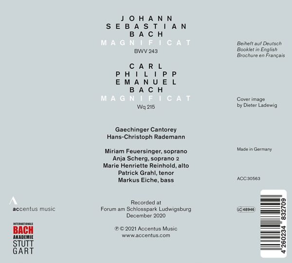 JS Bach & CPE Bach: Magnificat - Hans-Christoph Rademann
