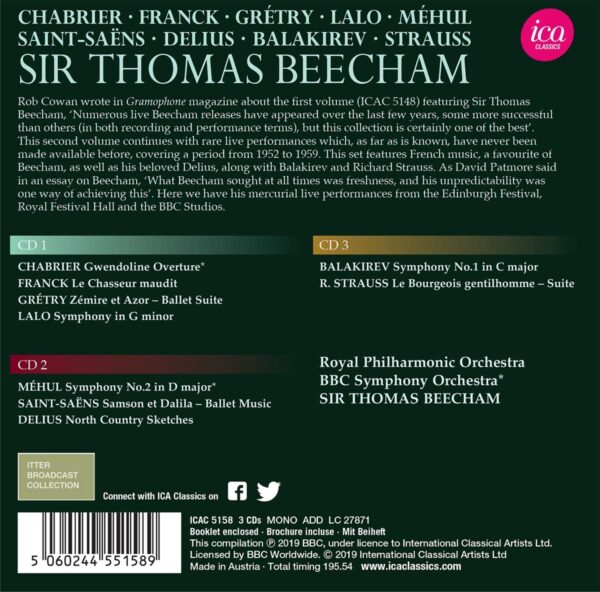 Thomas Beecham Conducts - Royal Philharmonic Orchestra