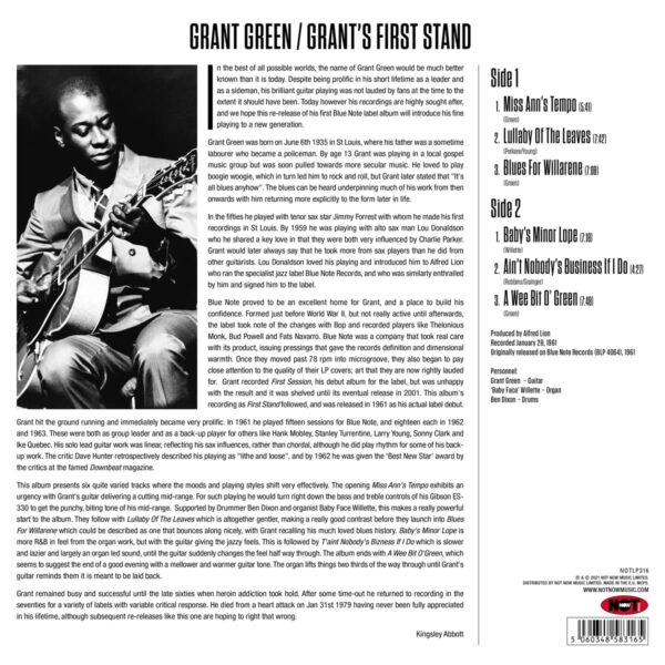 Grant's First Stand (Vinyl) - Grant Green