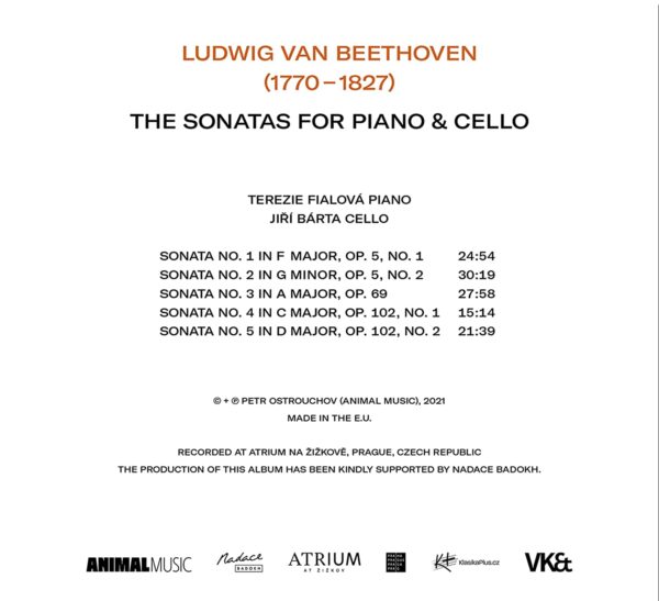 Beethoven: Sonatas For Piano And Cello - Jiri Barta