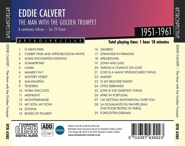 The Man With The Golden Trumpet - Eddie Calvert