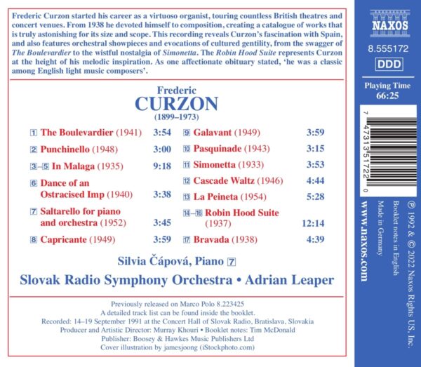 Frederick Curzon: British Light Music Vol. 6 - Adrian Leaper