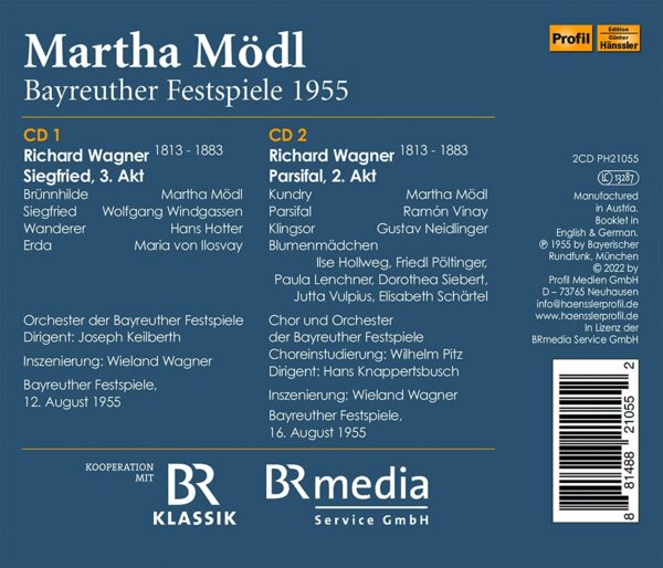 Martha Mödl (Bayreuther Festspiele 1955)