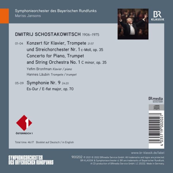 Shostakovich: Piano Concerto No.1, Symphony No.9 - Yefim Bronfman
