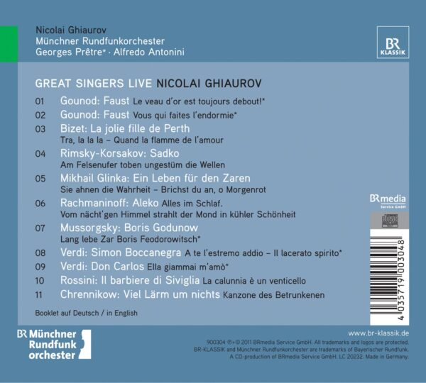 Great Singers Live - Nicolai Ghiaurov