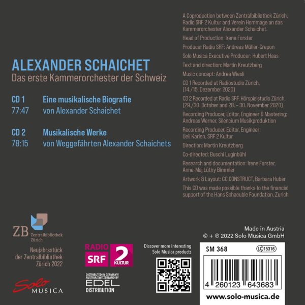 Das Erste Kammerorchester Der Schweiz - Alexander Schaichet