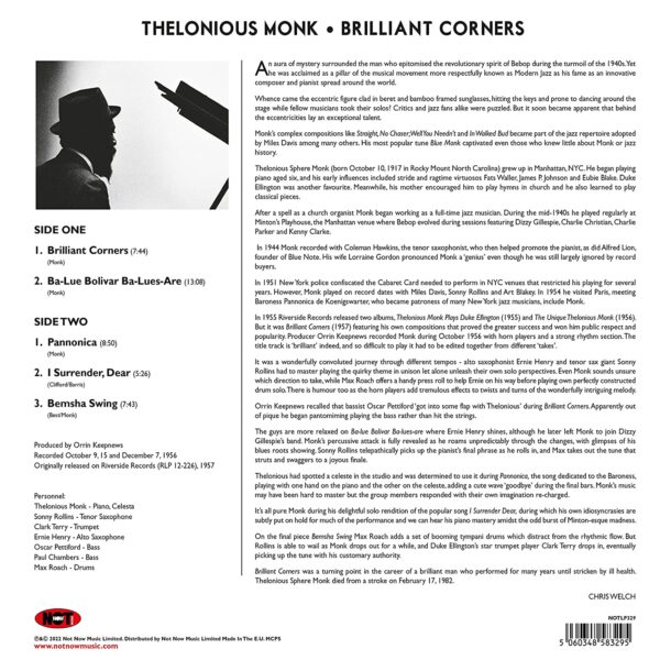 Brilliant Corners (Vinyl) - Thelonious Monk