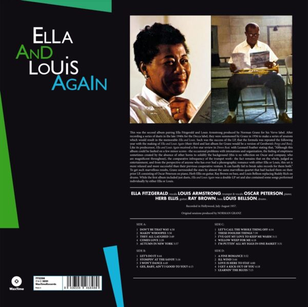 Ella And Louis Again (Vinyl) - Ella Fitzgerald & Louis Armstrong