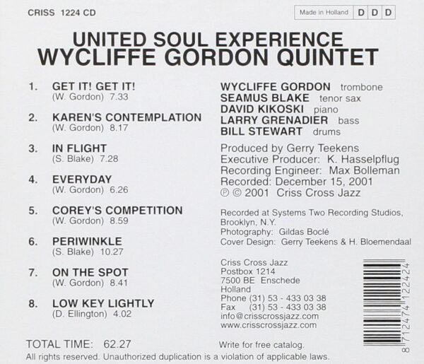 United Soul Experience - Wycliffe Gordon