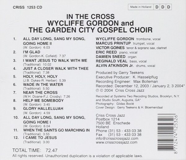 In The Cross - Wycliffe Gordon