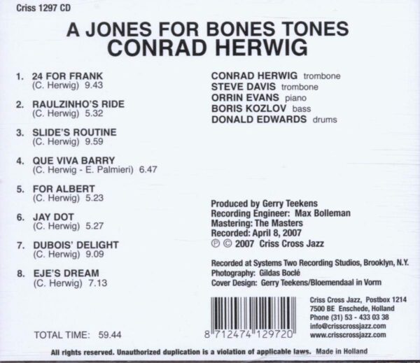 A Jones For Bones Tones - Conrad Herwig