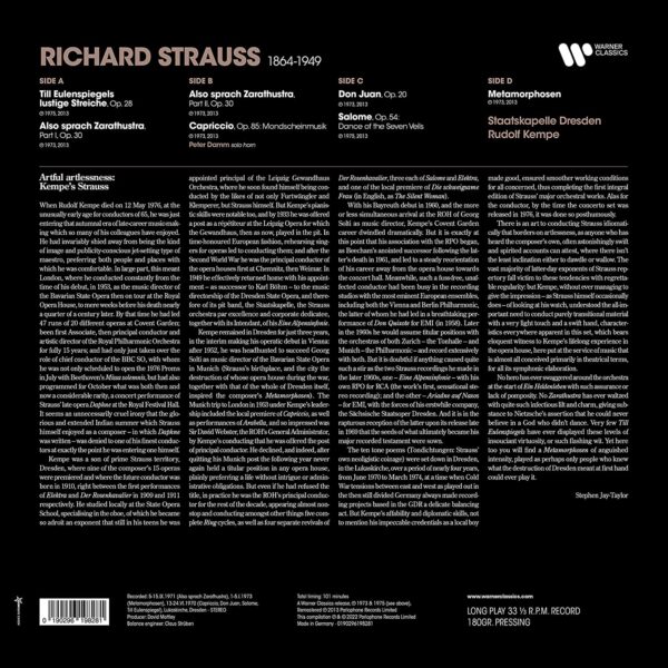 Strauss: The Orchestral Music (Vinyl) - Rudolf Kempe