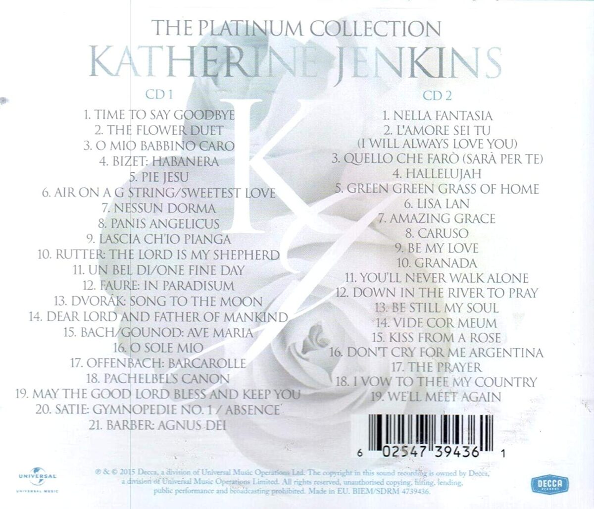 The Platinum Collection Katherine Jenkins La Bo te Musique