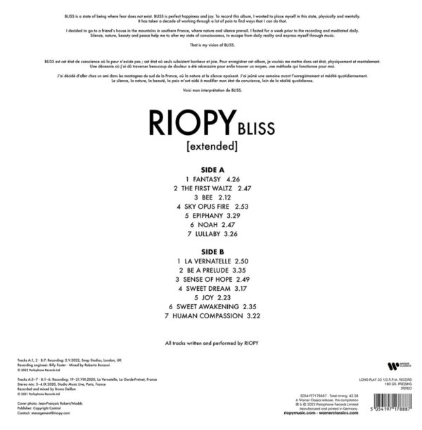 (Extended) Bliss (Vinyl) - Riopy