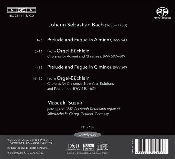 Masaaki Suzuki Plays Bach Organ Works Vol. 4 - Masaaki Suzuki