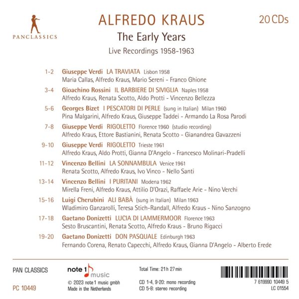 The Early Years - Alfredo Kraus