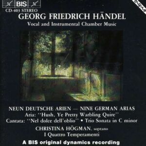 Handel: Vocal & Instrumental Chamber Music - Christina Högman
