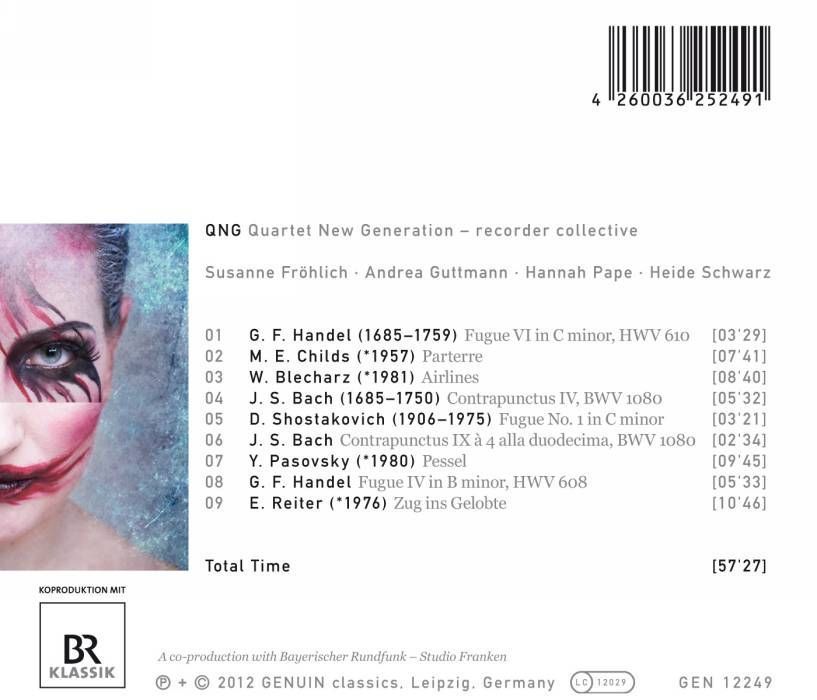Fantasy 'n' Symmetry. Handel, Bach, Shostakovich…: Quatuors de flûtes - QNG – Image 2