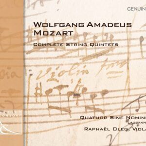 Mozart: Intégrale des quintettes à cordes - Sine Nomine, Oleg