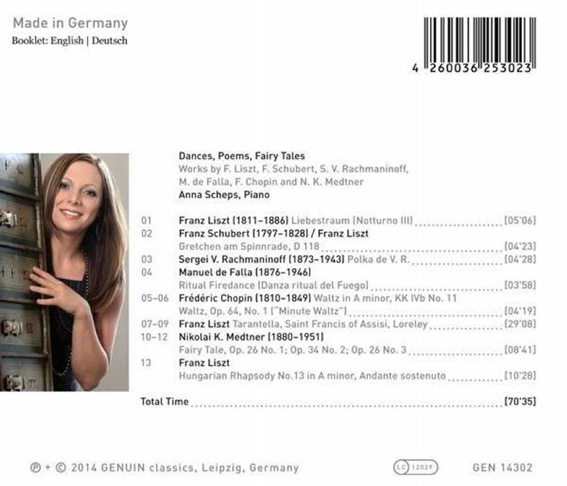 Dances, Poems, Fairy Tales: Liszt, Schubert, Chopin - Scheps - Image 2