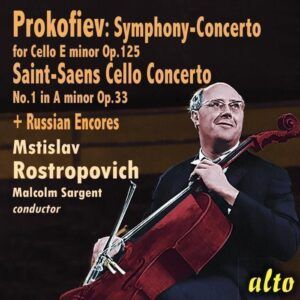 Prokofiev, Saint-Saëns: Concertos pour violoncelle - Rostropovich, Sargent