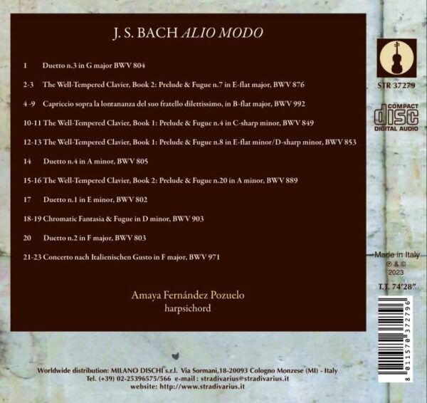 Bach: Œuvres pour clavecin - Fernandez Pozuelo - Image 2