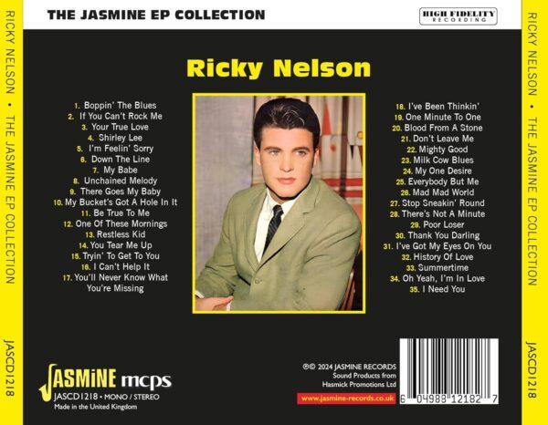 The Jasmine EP Collection - Ricky Nelson - Image 2