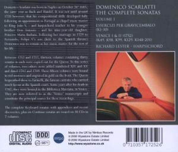 Scarlatti: L'intégrale des sonates, vol. 1 - Richard Lester – Image 2