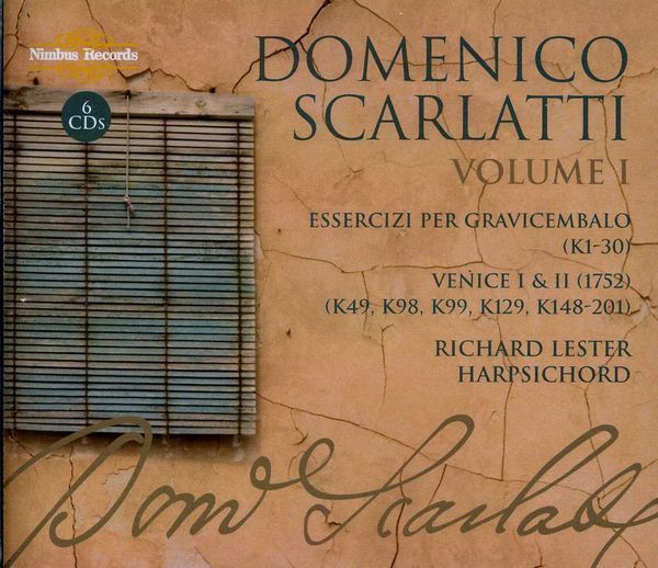 Scarlatti: L'intégrale des sonates, vol. 1 - Richard Lester
