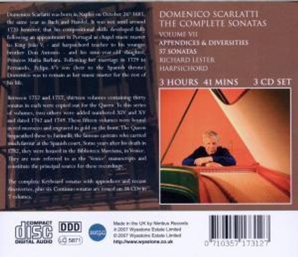 Scarlatti: L'intégrale des sonates, vol. 7 - Richard Lester – Image 2