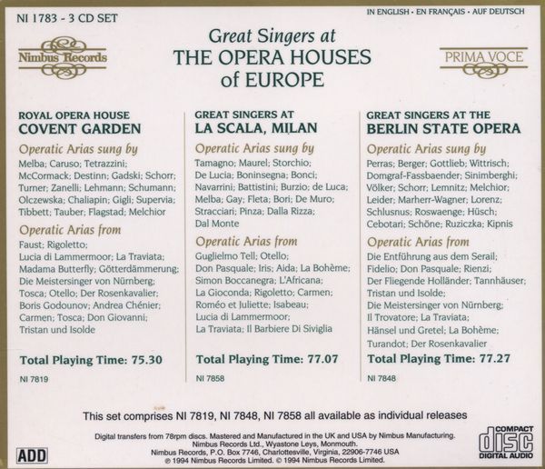 Great Singers At Opera Houses in Europe - Image 2