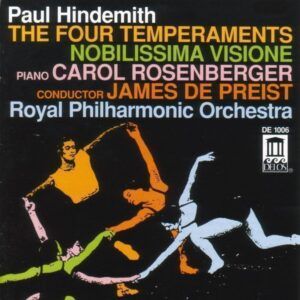 Paul Hindemith: 4 Temperaments, Nobilissima visione Suite - James DePreist