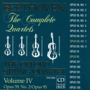 Beethoven: Quatuors à cordes n°8 & 11 - The Orford String Quartet